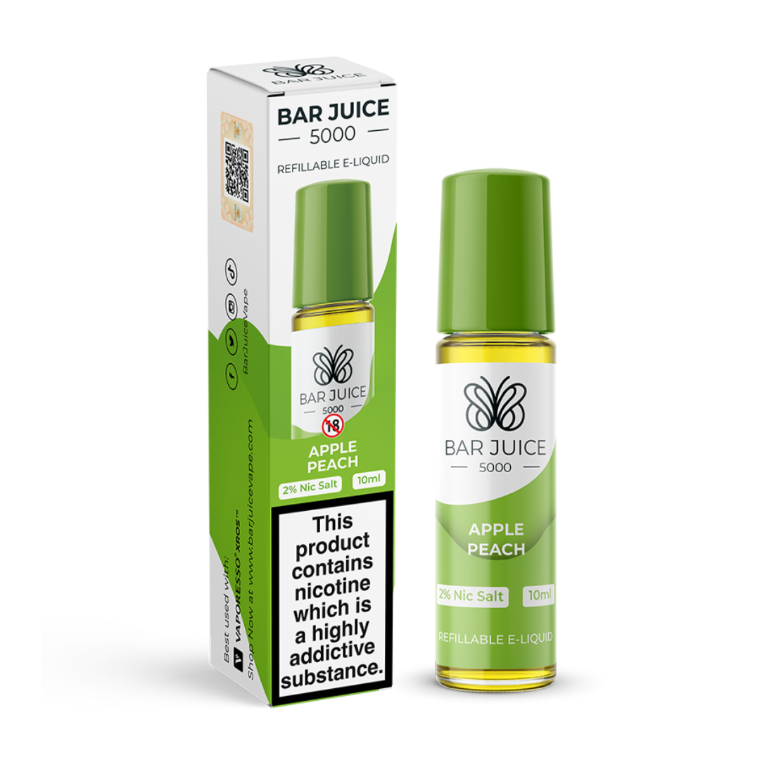 Apple Peach Bar Juice Nic Salt E-Liquid