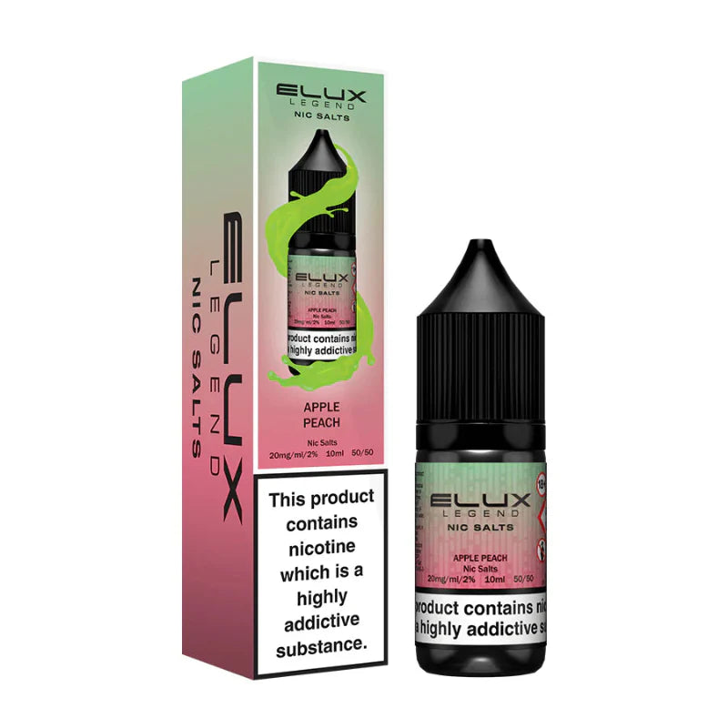 Apple Peach Elux Nic Salt E-Liquid