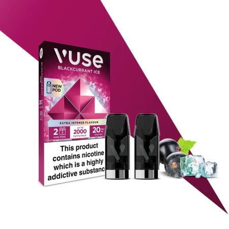 Black Currant Ice VPro NS Pro Pod Nic Salt Refills