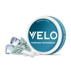 Freezing Peppermint Nicotine Pouches By Velo