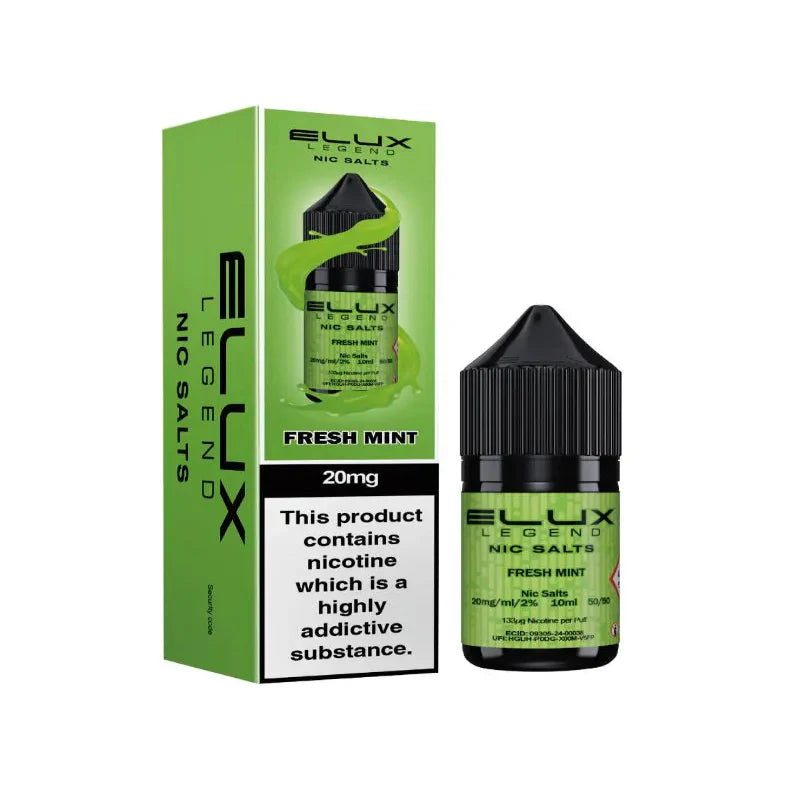 Fresh Mint Elux Nic Salt E-Liquid