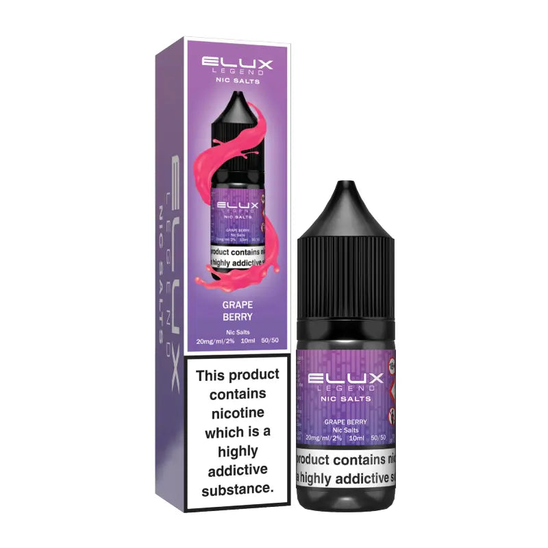 Grape Berry Elux Nic Salt E-Liquid