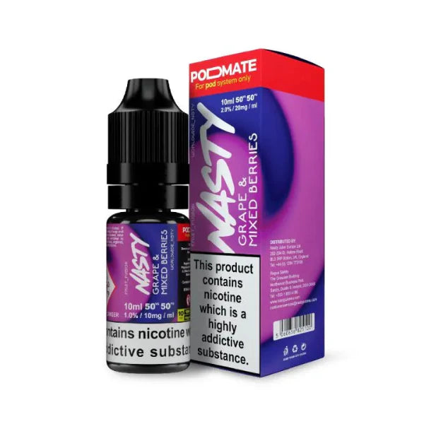 Grape Mix Berries Podmate Nasty Juice Nic Salt E-Liquid