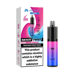 Blue Razz Gummybear Hayati Twist 5000 Disposable Vape