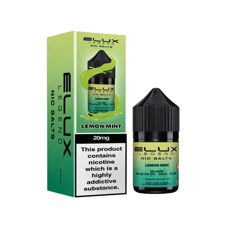 Lemon Mint Elux Nic Salt E-Liquid