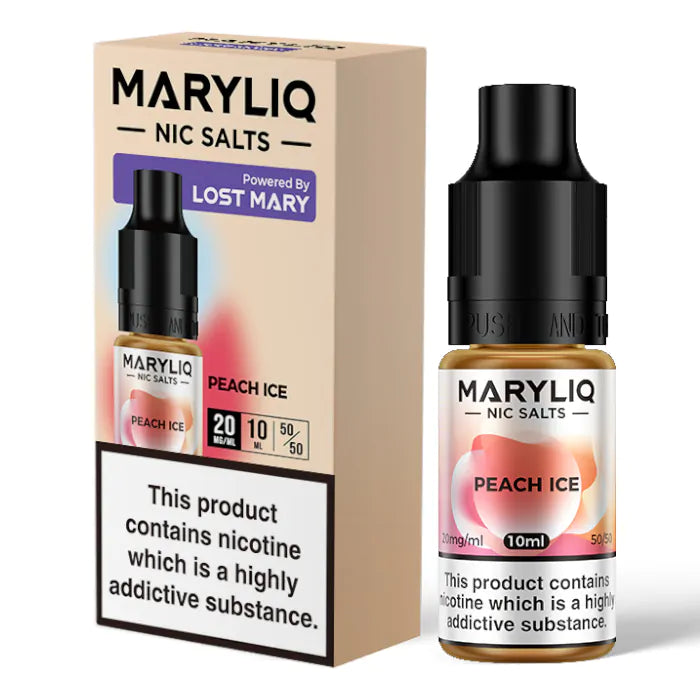 Peach Ice Maryliq Nic Salt E-Liquid