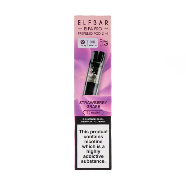 Strawberry Grape Elf Bar Elfa Pro Pre-Filled Pods  (Podx2)