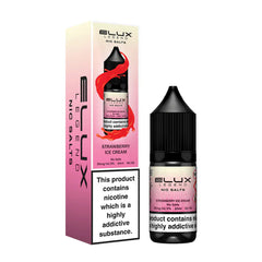 Strawberry Ice Cream Elux Nic Salt E-Liquid