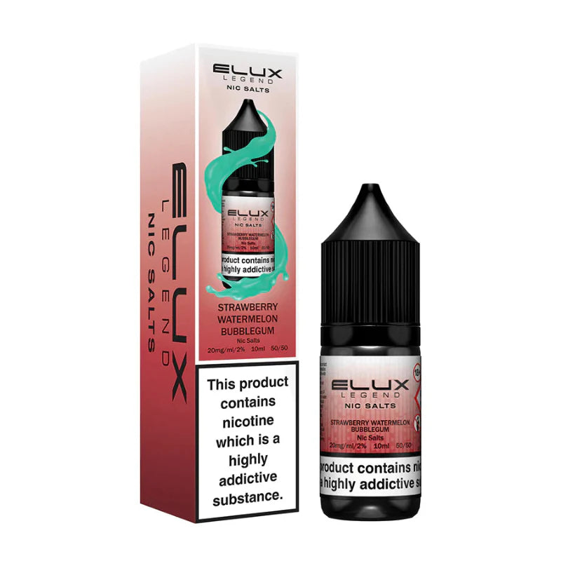 Strawberry Watermelon Bubblegum Elux Nic Salt E-Liquid