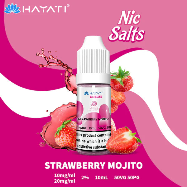 Strawberry mojito Hayati Pro Max Nic Salts