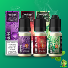 Menthol Liberty Flights Nic Salt E-Liquid
