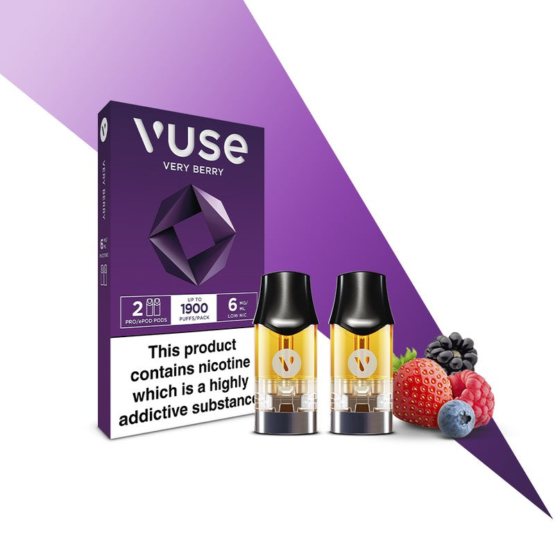 Very Berry VPro NS Pro Pod Nic Salt Refills