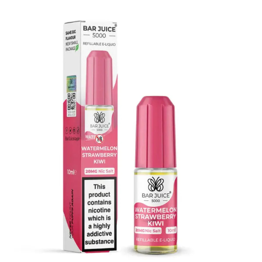 Watermelon Strawberry Kiwi Bar Juice Nic Salt E-Liquid