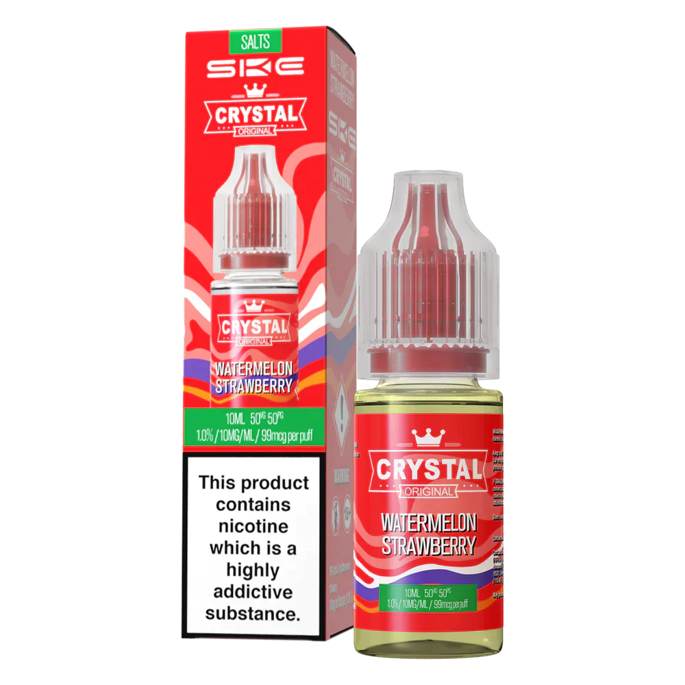 Watermelon Strawberry SKE Crystal Nic Salt 10ml E-Liquid