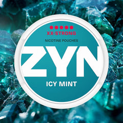 Icy Mint Xx-Strong Nicotine Pouches By Zyn